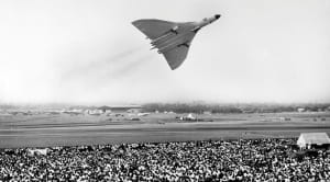 The history of the Avro Vulcan aircraft: Vulcan plane at the Farnborough air show in 1959
